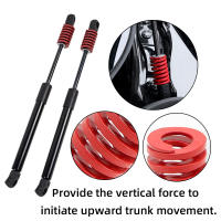 2PCS Resorte Rojo Para Puerta Trasera De Coche Soporte De Alzas Barra De Ajuste Absorbedor De Choque Hidráulico Herramienta De Acero Industrial - details 0