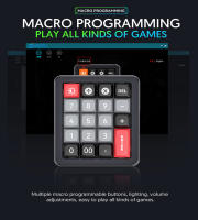 Teclado Numérico Mecánico Con Retroiluminación RGB Mini Numpad Portátil Teclas Numerales 19 Teclas Gaming Cableado Hot-Swap Switch - details 3
