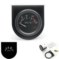 Gauge De Agua Y Aceite Negro 52MM Para Coche Con Soporte De Pod Holder Medidor De Nivel De Combustible Y Presión De Aceite - details 2