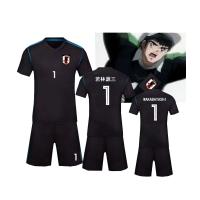 Camiseta De Fútbol Captain Tsubasa Wakabayashi Genzo Uniforme De Cosplay Prenda Deportiva Para Niños Y Adultos Secado Rápido Estilo Preppy - details 1