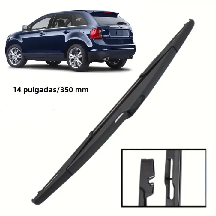 Limpiaparabrisas Trasero 14" Plegable Para Ford Edge 2007-2014 Limpia Ventanas De Tailgate Y Parabrisas Material De Goma - 1