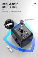 Adaptador de viaje mundial para más de 224 países - details 3