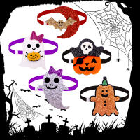 10PCS Accesorios Para Mascotas Disfraz De Calabaza Y Fantasma Para Perros Y Gatos Ajustables Estilo Halloween Suministros Para Mascotas - details 6