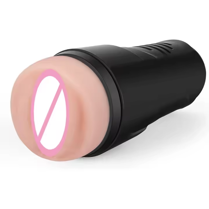 Masajeador De Pene Suave Y Estimulante De Silicona Extensible Taza De Masturbación Juguetes Sexuales Para Hombres - 1