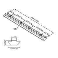 Conector Interno De Perfil De Aluminio 180 Grados 8pcs 2020 Para Soldadura Y Carpintería Con M5 Piezas De Fijación - details 4
