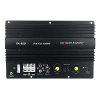 Amplificador Universal 12V 1000W PA-80D Mono Para Audio De Coche Potente Bass Subwoofer Amplificar Sonido Color Negro Tamaño 23.5x15.5CM - details 5