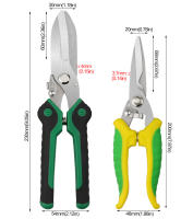 Tijeras De Jardín Multifuncionales De Hierro Para Electricistas Con Cinta De Fijación Placa De Acero Inoxidable Para Podar Y Cortar Alambre PVC - details 0