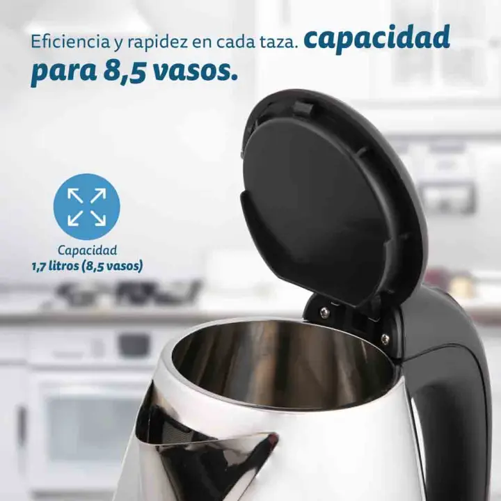 Hervidor de agua HV-16GX - Capacidad de  1,7L y 2000W - 1