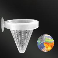 Alimentador Automático De Plástico Para Acuario Con Ventosa Para Alimentar Peces Y Huevos Rojos Cilindro De Alimentos Vivo Hopper Bicolor Tamaño Mediano 200ml - details 3