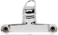 BIT Grifo de Baño Monomando - Grifo con Acabado Cromado - Mezclador Agua Fría y Caliente - Boquilla Fija - Grifo Ideal para Bidé, Lavabo Baño - Alto 10,5 cm x Profundo 13,5 cm - details 4