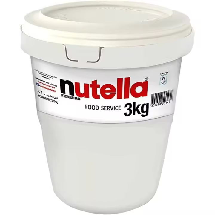Nutella 3kg - Crema de chocolate con avellanas - Cómodo recipiente de 3kg - 1