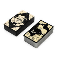 Baraja De Tarot Con Gatos Para Amantes De Los Gatos Juego De Fortuna Y Destino Juguete Educativo Para Adultos Tema De Animales Y Naturaleza - details 2