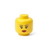 Room Copenhaguen LEGO Caja almacenaje mini en forma de cabeza de minifigura de niña. - details 0