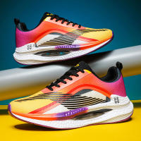 Zapatillas De Correr Plataforma Para Hombre Estilo Calle Deportivas Casual Ligeras Con Suela De Goma Transpirables Talla True - details 5
