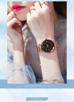 Reloj Para Mujer Estilo De Cielo Estrellado Con Hebilla De Magnetismo Y Cinturón De Malla Diamante Reloj De Cuarzo Casual Para Mujer - details 2