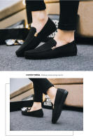 Zapatos Casuales Para Hombre Lona Slip on Loafers Moda Lujo Zapatos De Vestir Formales Para Boda Y Fiesta Talla Grande - details 13