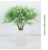5PCS Grama Artificial De Invierno Blanca Con Corazón De Manzanita Decoración Para Bodas Y Jardines Exteriores Verde Silken - details 2