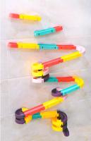Juguetes De Baño Para Niños 12/16/24 Piezas Bloques De Construcción Carrusel De Ducha Juguete De Agua Regalo De Halloween Y Navidad - details 1