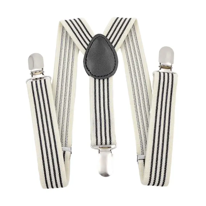 Niños tirantes esmoquin tirantes pantalones brace casual y espalda bracks pantalones suspender para niños, banquete de boda pantalones vaqueros - 1