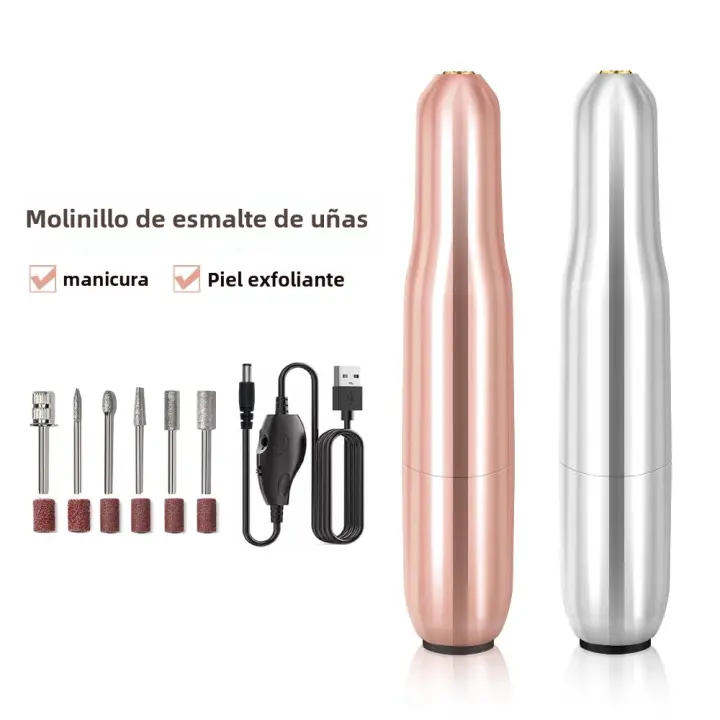 LULAA Files De Uñas Eléctricos Portátiles Multiusos Para Uñas Gruesas Con Dirección Y Velocidad De Rotación Ajustables Kit De Manicura Eléctrica - 1