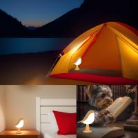 Lámpara De Noche Pequeña Y Cordless En Forma De Pájaro Con Sensor Táctil Y Regulador De Brillo 3 Niveles Incluye Diffusor De Aromaterapia Pack De 2 - details 9