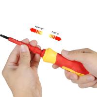 Kit De Herramientas Para Eléctricos 15pcs 1000V Con Destornilladores Aislados Y Bits Magnéticos De Fijación Phillips Pozidriv Torx - details 4