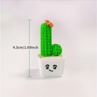 Set De 4 Suculentas De Resina Miniatura De Cactus Para Decoración De Coche Y Oficina Creativas Y Frescas Para Sala De Estar Y Habitaciones - details 3