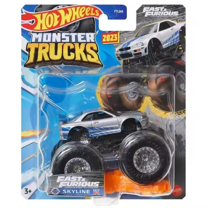 Hot Wheels Monster Fast & Furious Nissan Skyline - 1