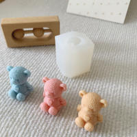 Molde De Velas De Silicona En Forma De Oso Mini Amor Para Artesanía Y Hacer Sabores a Mano Tamaño Approx. Como En La Imagen - details 2