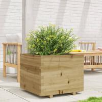 vidaXL Jardinera madera de pino impregnada 60x60x49,5 cm - details 2