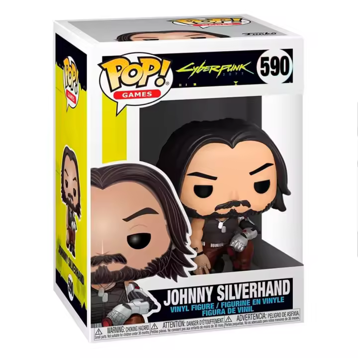 FIGURA FUNKO POP CYBERPUNK 2077 JOHNNY SILVERHAND 9 CM - Nuevo a Estrenar - Original FUNKO - Miniatura POP - Figura de Colección Funko - 1