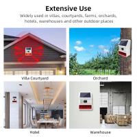 Alarma Solar Inalámbrica 433MHZ Con Sonido Y Luz Flash Para Exterior Sistema De Seguridad Hogar PGST GSM Silbato De Alarma - details 7