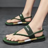 Zapatillas De Verano Para Hombre Con Cubierta Del Tobillo Antideslizantes Sandalias De Playa Zapatillas Hombre Material Superior De Lino Estilo Casual Suave Y Cómodo - details 21