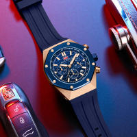 Reloj De Pulsera De Cuarzo MINI FOCUS Para Hombres Resistente Al Agua Con Función De Luz Luminosa Deportiva Multi Funcional De Silicona Correa De 22 Cm - details 1