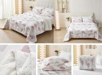 Edredón nórdico con Borreguito Ultra Suave y cálido Set de Cama con Funda de Almohada (180x240CM +1 Funda)(220x240CM +2 Funda)(240x260CM +2 Funda) - details 1