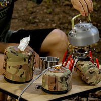 Cubierta De Tanque De Combustible Portátil Propano Y Butano Protector Ventilado Para Accesorios De Estufa Al Aire Libre Material De Plástico - details 1