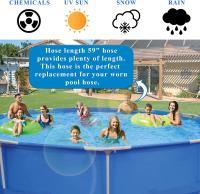 11535-Manguera de Interconexión Intex de 16 pulgadas para bombbas de Filter Intex de piscina sobre El suelo y sistemas de Agua Salada - details 9