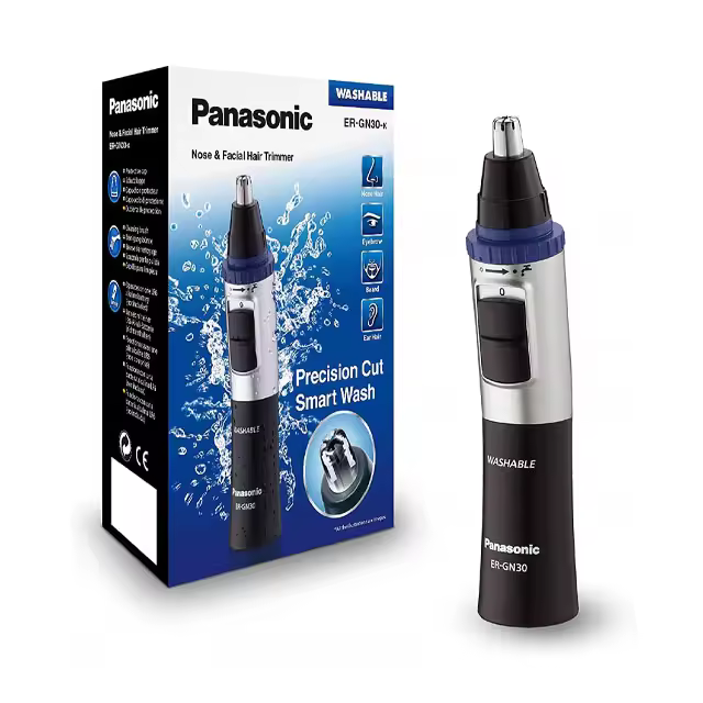 RECORTADOR DE PELO PANASONIC ER-GN30-K NARIZ Y OREJAS Panasonic  Cuidado Personal Cortapelos y Barberos Wahl 5025232578429 - 1