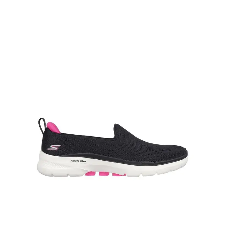 SKECHERS 124571_BKHP Zapatillas deportivas de mujer negras en textil 79552 - 1