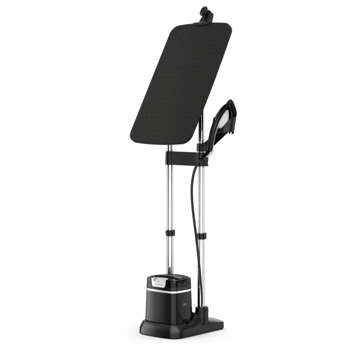 Rowenta IXEO + All-in-One Full Size Plancha de vapor, Tabla Smart Board Integrada de 3 Posiciones, Plancha de Vapor y Vaporizador, Tecnología de Doble Caldera, Presión de Bombeo de 5 Bares, Ultraligera QR1510D1 - 1