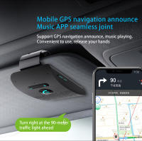Kit De Coche Bluetooth Compatible Con Visera Solar Altavoz Inalámbrico Speakerphone Multi-punto Manos Libres BT Para Coche - details 4