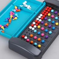 Juego De Mesa De Desafío De Cifrado Juguetes Creativos Y Divertidos Portátiles Para Viajes Dos Jugadores Juego De Fiesta Color Matching Puzzle - details 6