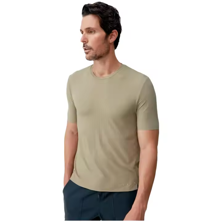 Camiseta de Manga Corta BORN LIVING YOGA Nadym para hombre en color beige - 1