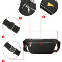 Riñonera resistente al agua para hombre y mujer, bolsa de cintura grande para senderismo, para llevar todos los teléfonos, para correr, caminar y viajar - details 4