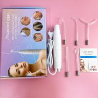 Máquina De Tratamiento Facial Portátil Con 5 Tubos Onda De Alta Frecuencia Botón Táctil Tratamiento Con Ozono Para Cuidado De La Piel - details 7