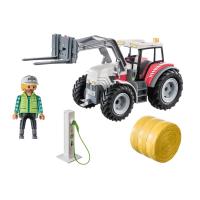 Playmobil tractor grande con techo abatible y estación de carga E (71305) Country - details 4