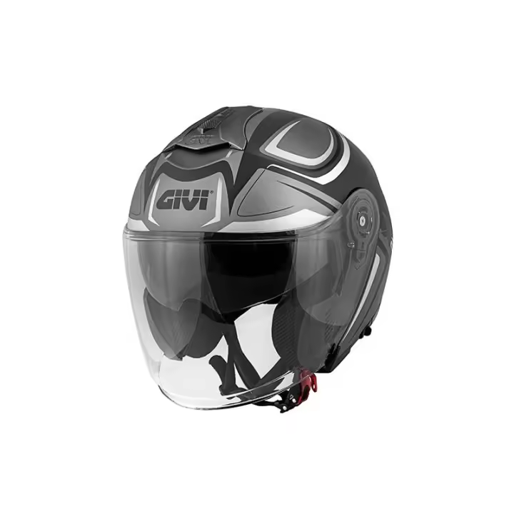 CASCO GIVI JET X22 PLANET HYPER NEGRO MATE - 1