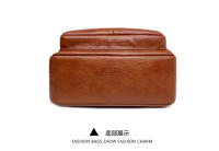 Mochipa de cuero estilo Korean, mochila de gran capacidad A LA Moda para Mujer, Bolso de hombro, mochila de viaje, Bolso de Mujer - details 24
