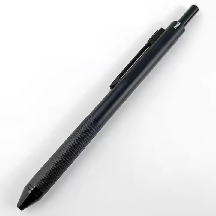 Bolígrafo Multifuncional De Metal 4 En 1 Con Sensor De Gravedad Para Estudiantes 3 Colores Mezcla De Bolígrafo De Bola Y Lápiz Mecánico Set De Bolígrafo De Gel Para Firmar - 1