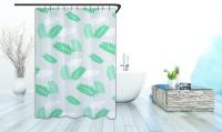 Cortina de ducha de material PEVA con dibujos variable, tela impermeable, 180x180cm,cortina de partición gruesa a prueba de moho, cortina decorativa de baño, 1 paquete - details 9